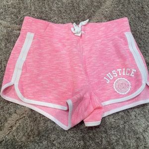 Kids Pink Justice Shorts